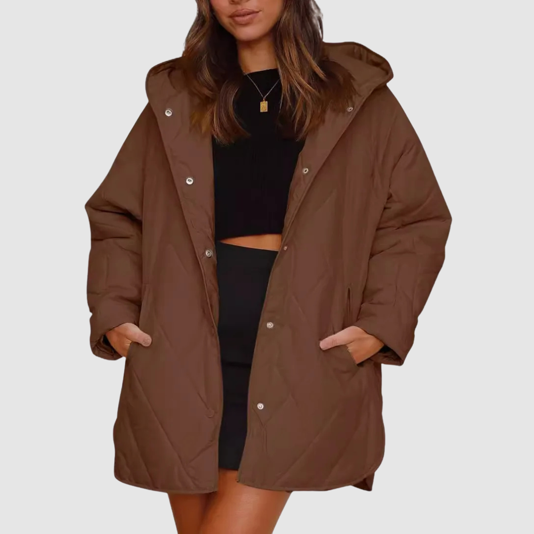 Kristýna – Oversized Hooded Winter Coat