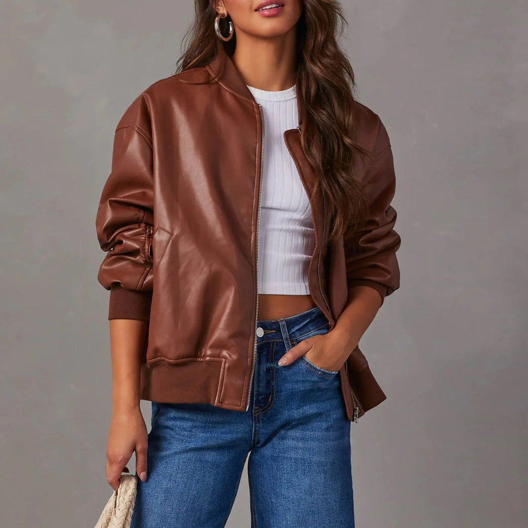 Hayden Leather Bomber