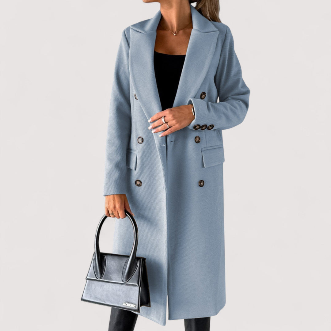 Purificación™ | Classic Double-Breasted Coat