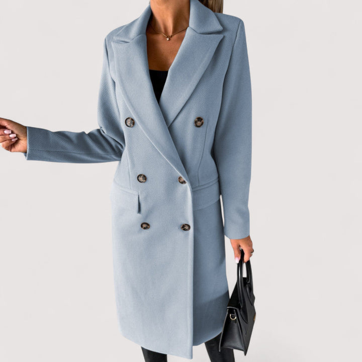 Purificación™ | Classic Double-Breasted Coat