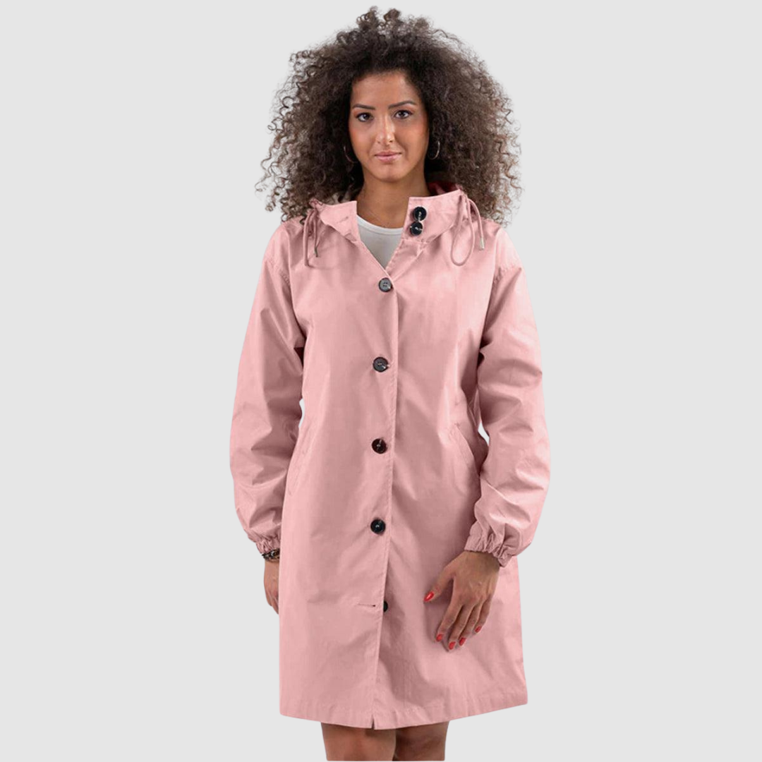 Lucie – Μοντέρνο Oversized Αδιάβροχο Μπουφάν