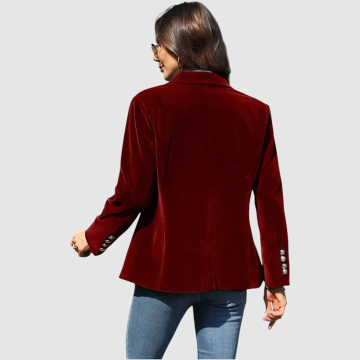 Natálie – Elegant Velvet Blazer