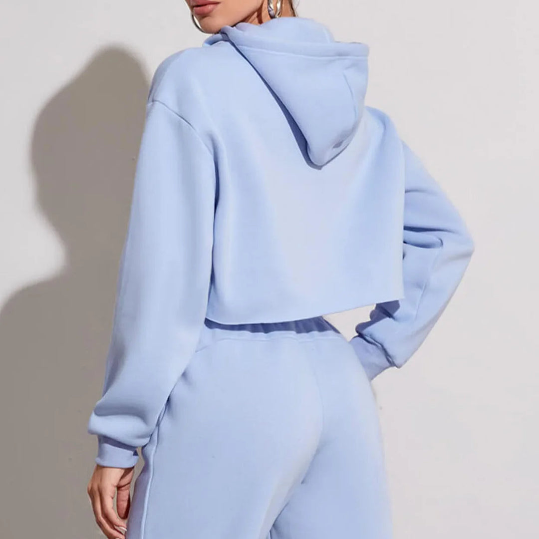 Lush Crop Fleece Pullover
