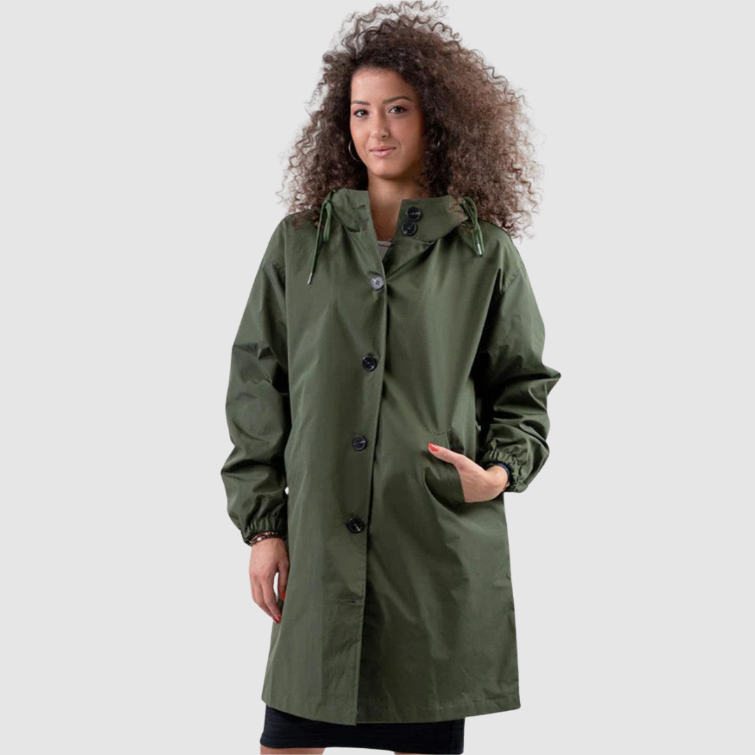 Lucie – Μοντέρνο Oversized Αδιάβροχο Μπουφάν