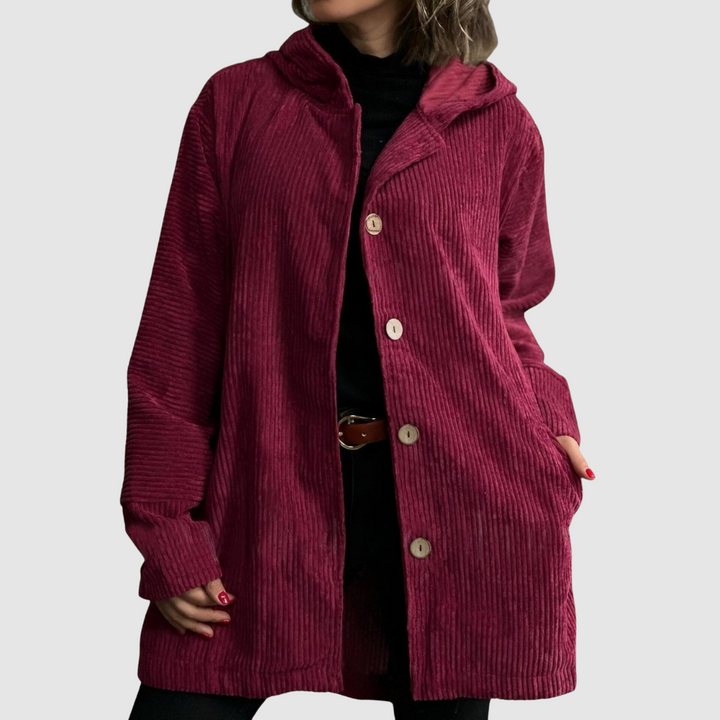 Stella – Velvet Hooded Jacket