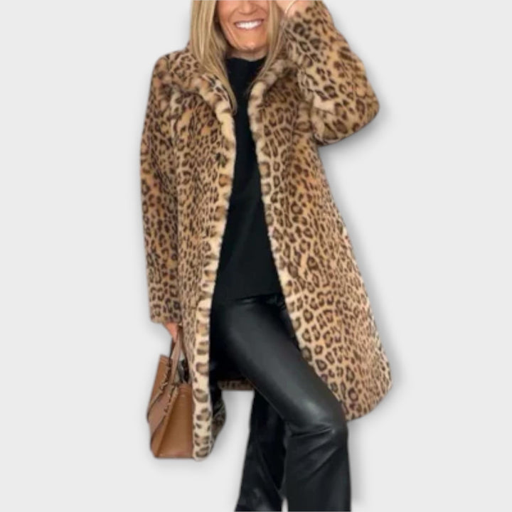 Amara – Leopard Print Coat