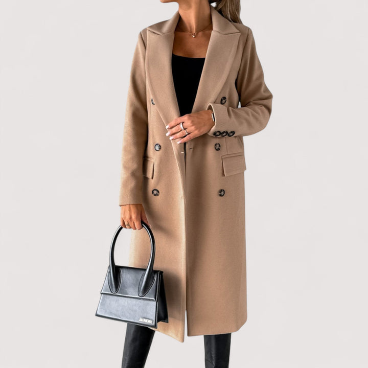 Purificación™ | Classic Double-Breasted Coat
