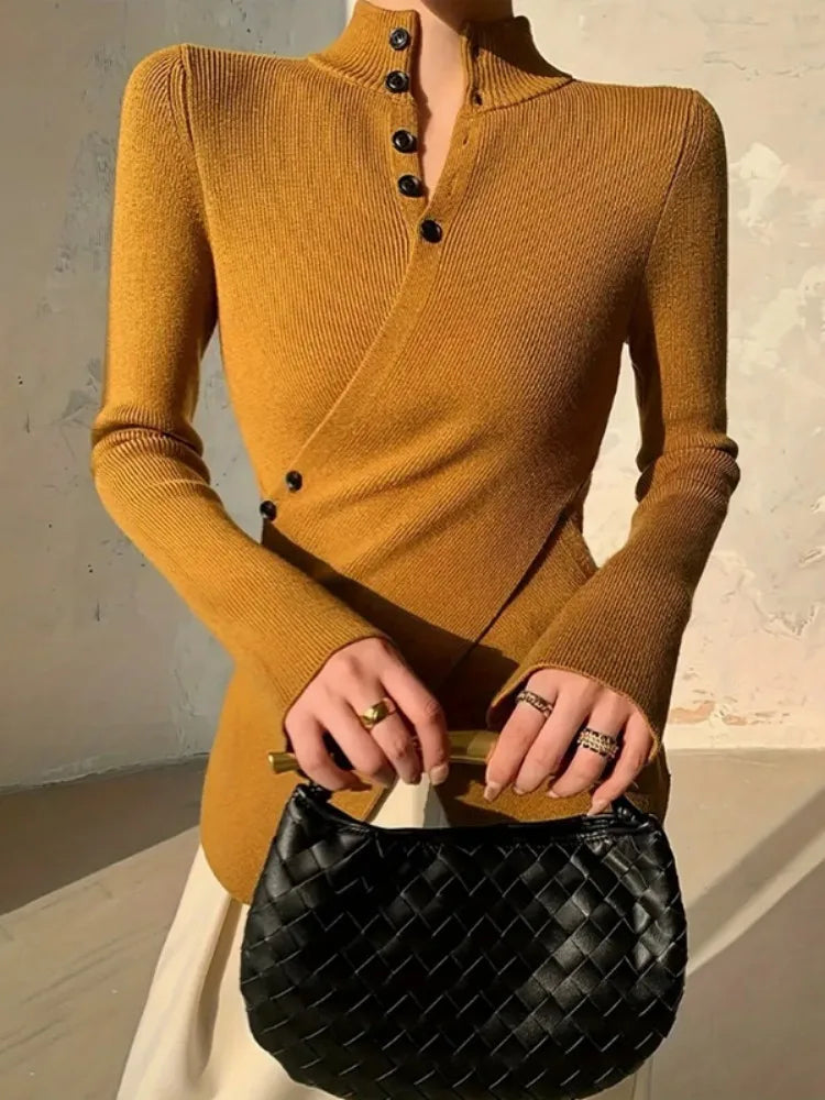 Talia Button-Up Sweater