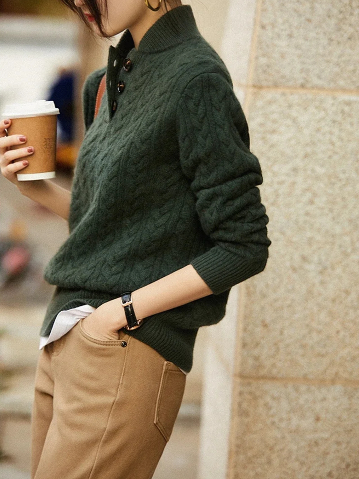 Aveline Cable-Knit Pullover