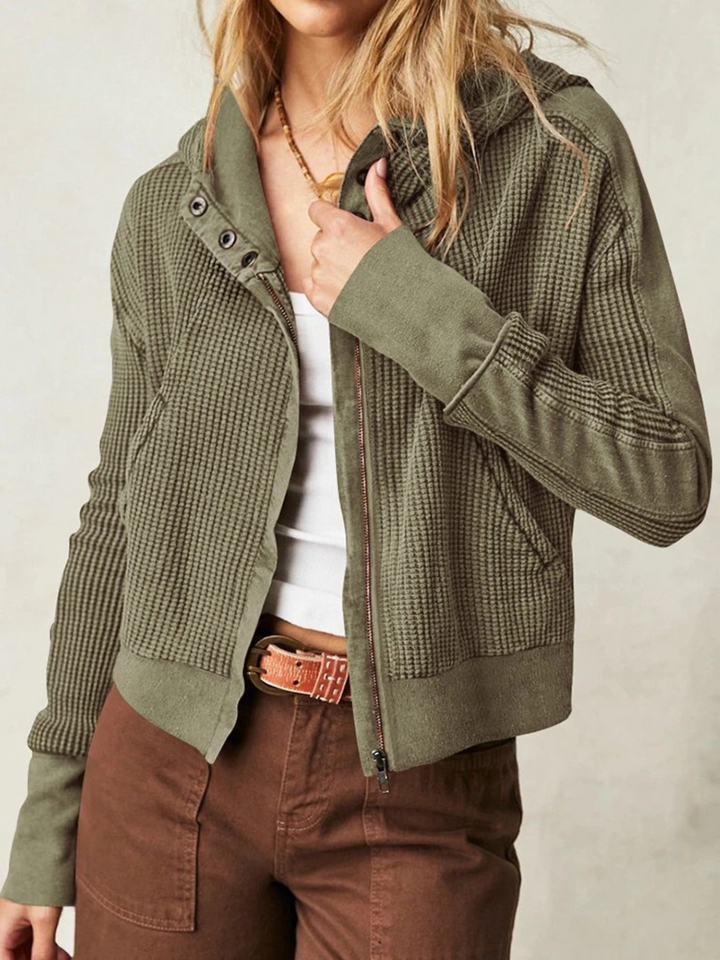 Marlow Waffle Knit Jacket