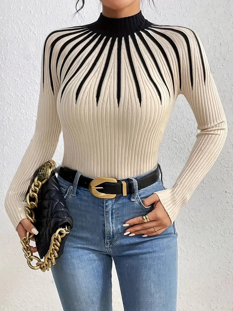 Aurora Flare Knit Sweater