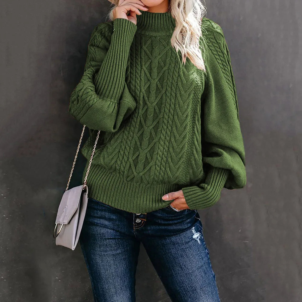 Serene Diamond Knit Pullover