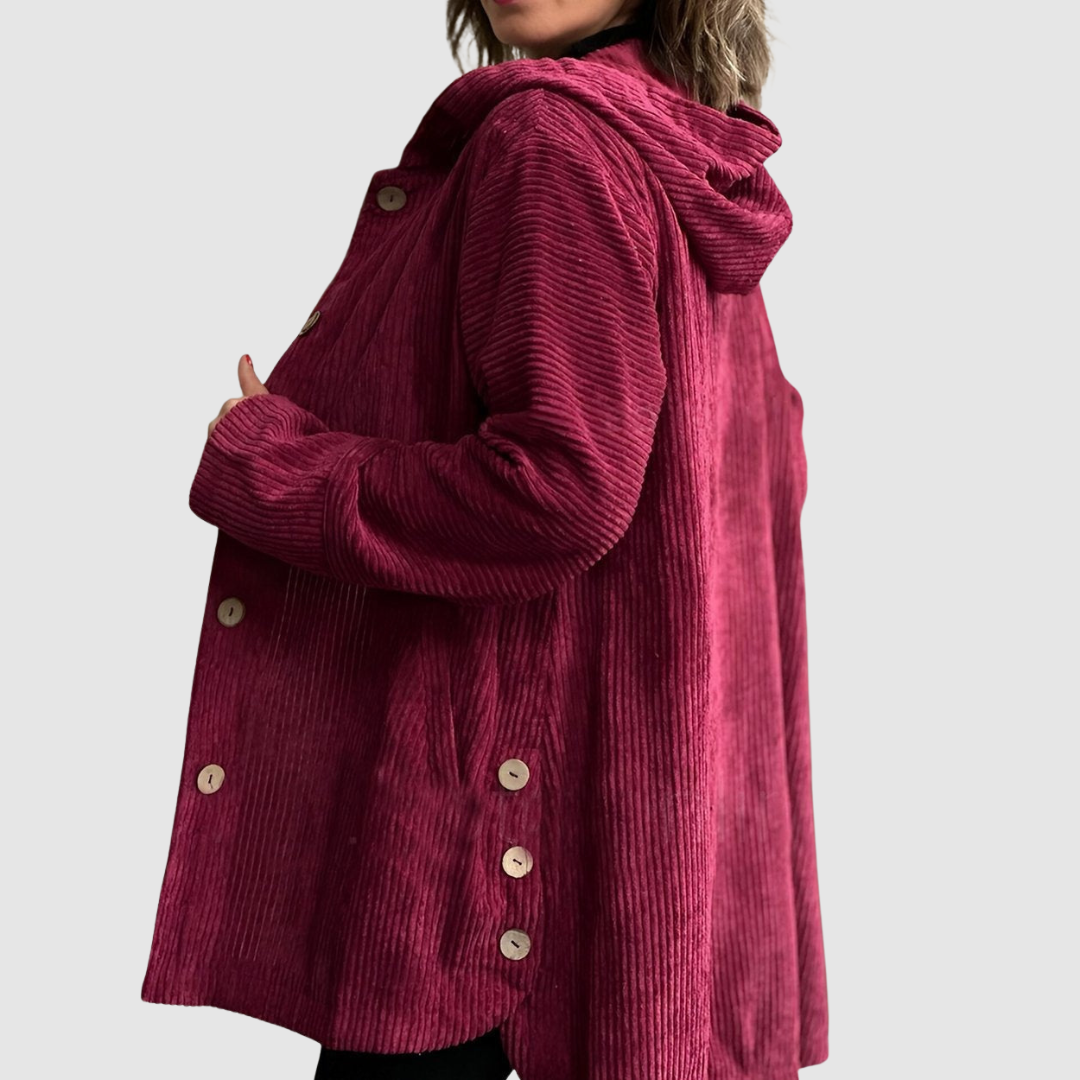 Stella – Velvet Hooded Jacket