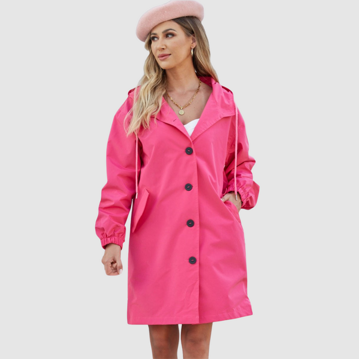Lucie – Μοντέρνο Oversized Αδιάβροχο Μπουφάν
