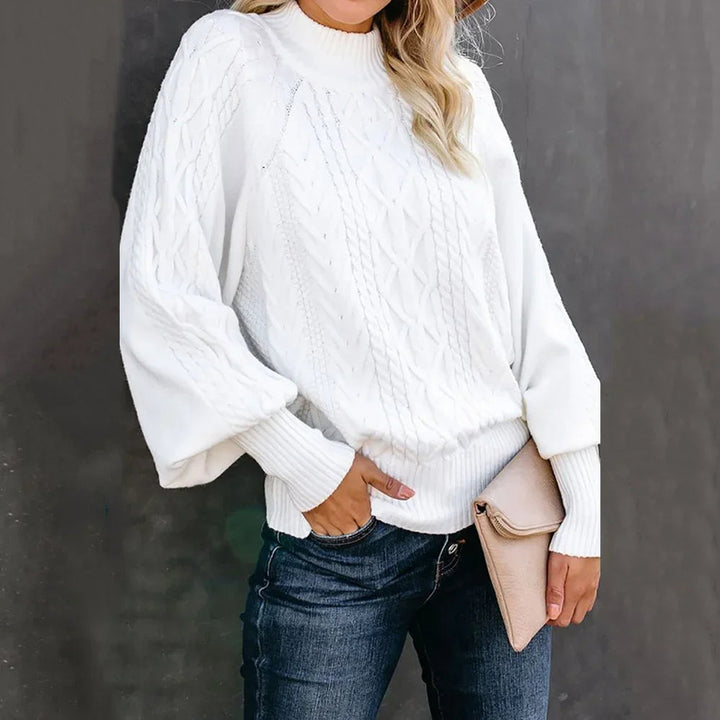 Serene Diamond Knit Pullover
