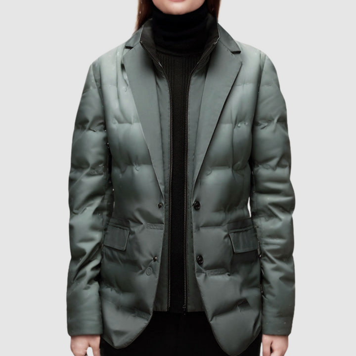 Leontýna – Urban Quilted Blazer Coat