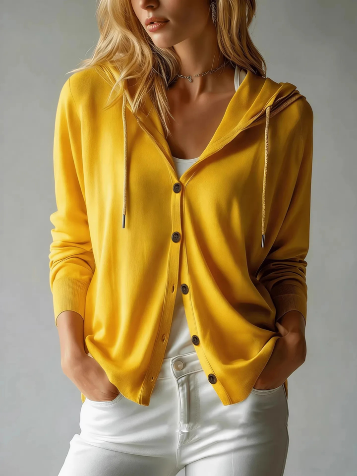 Weekend Button Hoodie