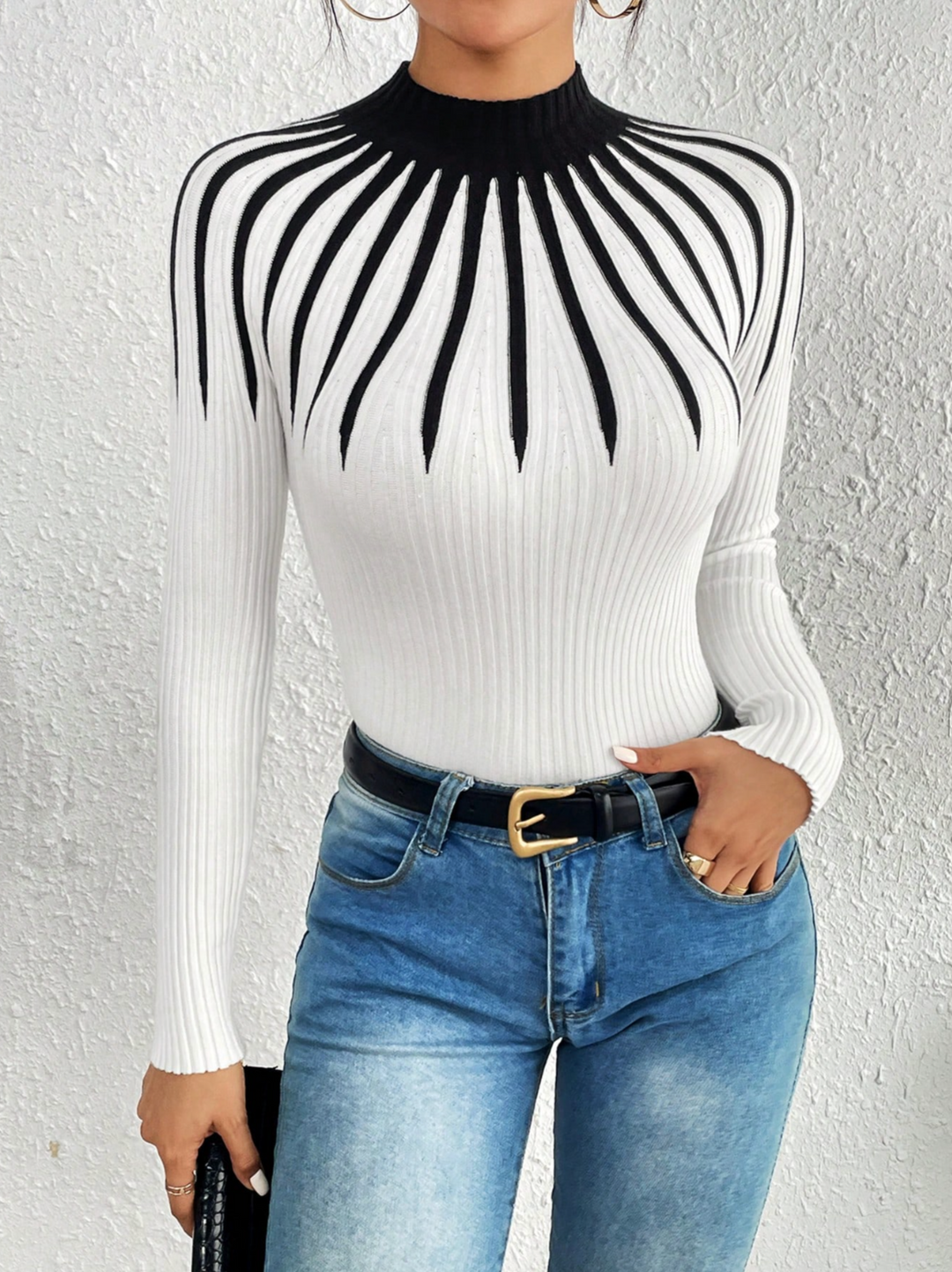 Aurora Flare Knit Sweater
