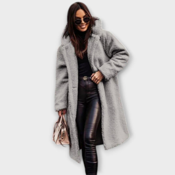 Jennifer – Warm Soft Wool-Blend Coat