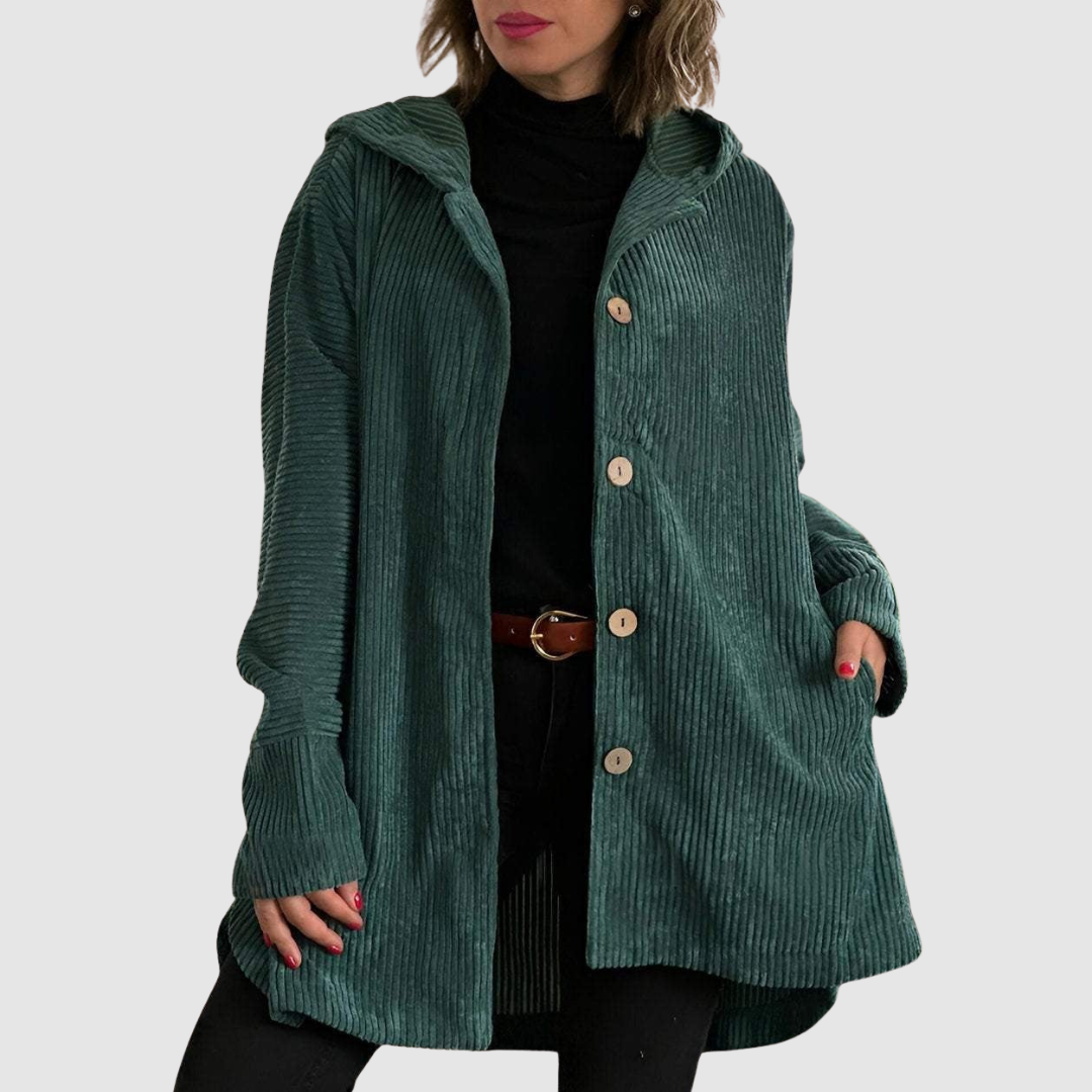 Stella – Velvet Hooded Jacket