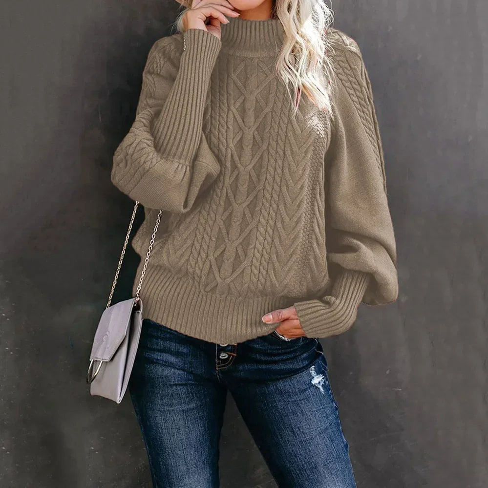 Serene Diamond Knit Pullover