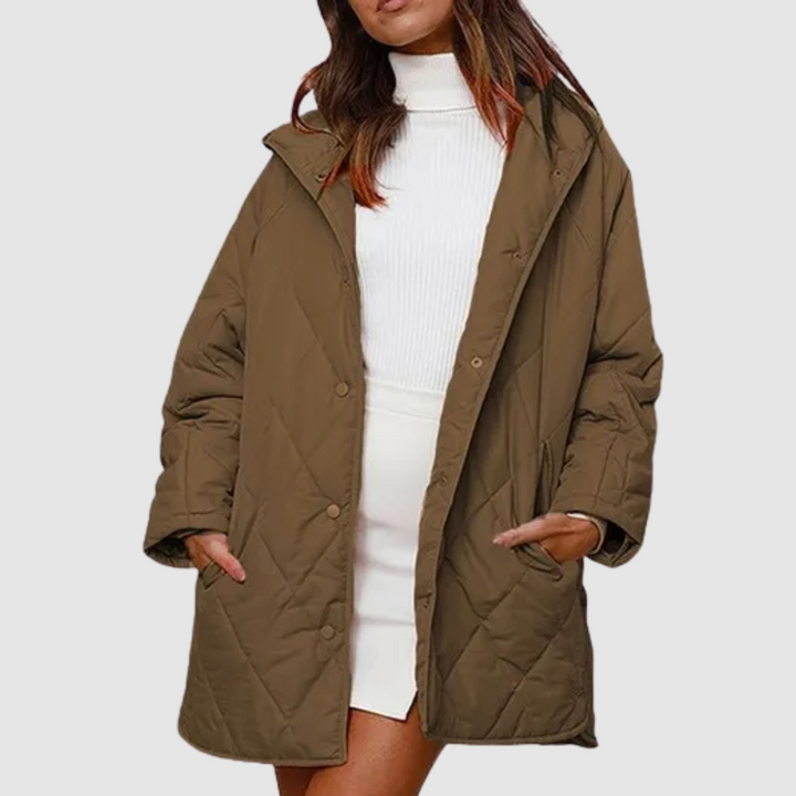Kristýna – Oversized Hooded Winter Coat