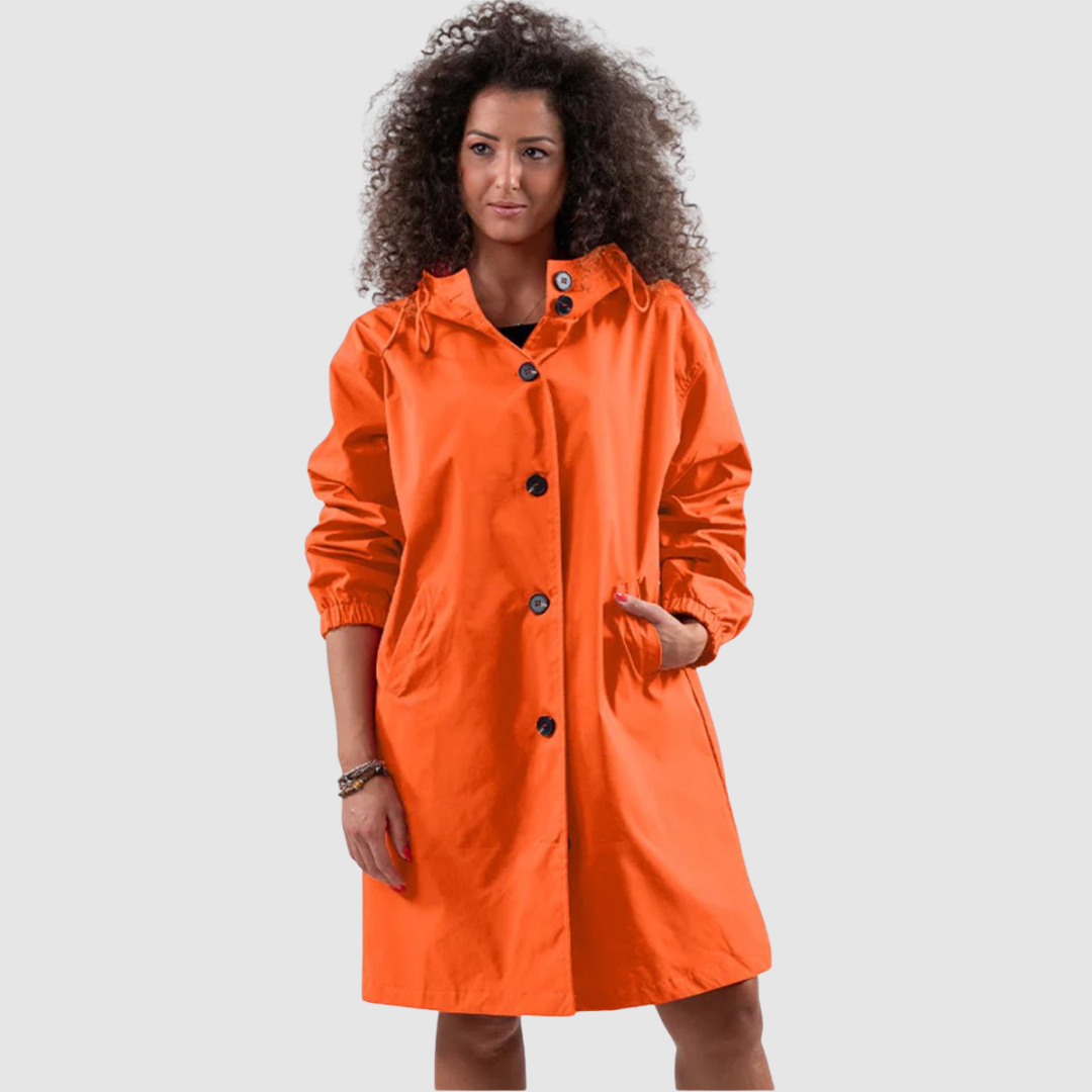 Lucie – Μοντέρνο Oversized Αδιάβροχο Μπουφάν