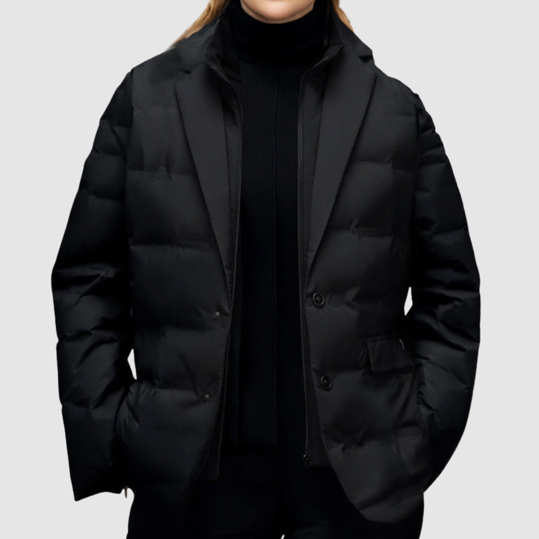 Leontýna – Urban Quilted Blazer Coat