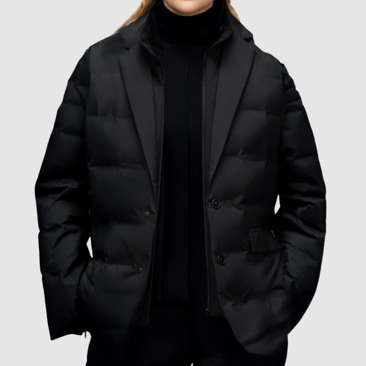 Leontýna – Urban Quilted Blazer Coat