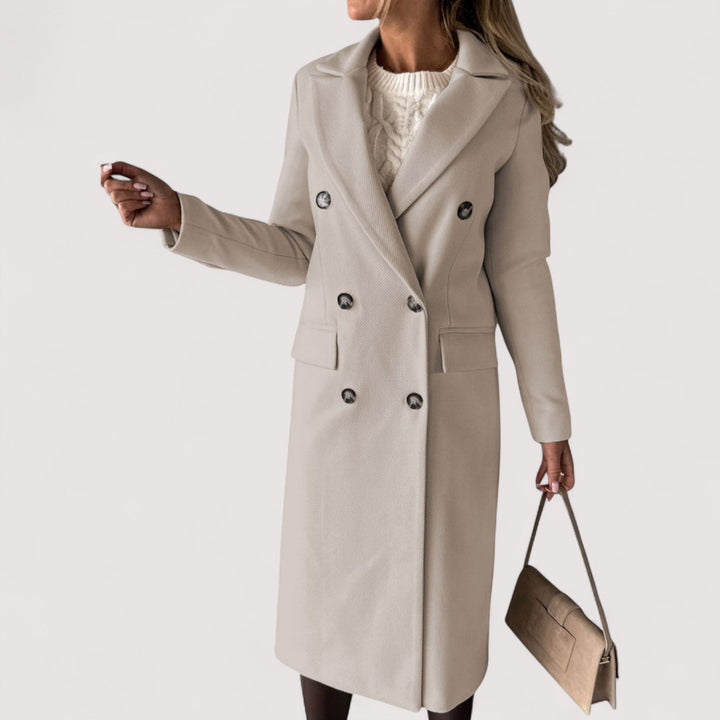 Purificación™ | Classic Double-Breasted Coat