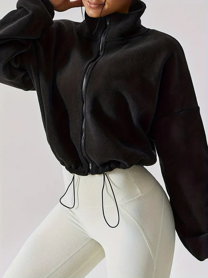 Forma Fleece Cropped Zip-Up