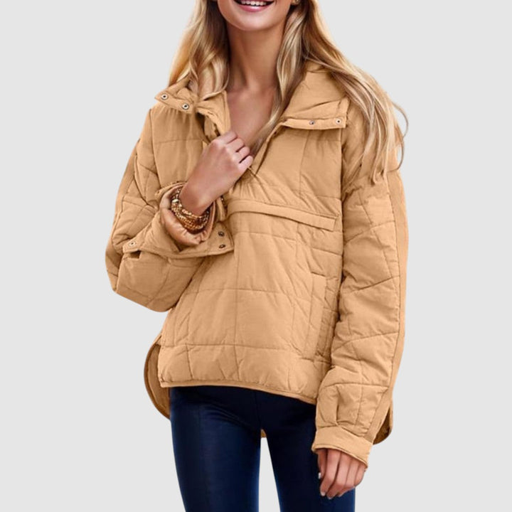 Anežka – Oversized Quilted Hooded Jacket
