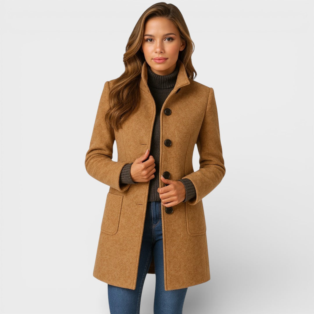 Rosa™ | High-Neck Coat