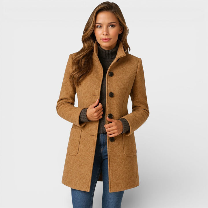 Rosa™ | High-Neck Coat