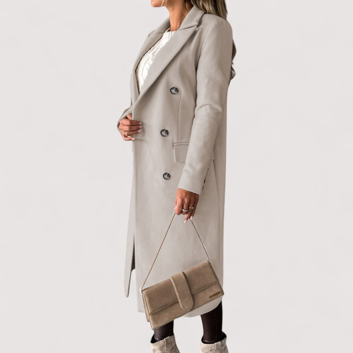 Purificación™ | Classic Double-Breasted Coat