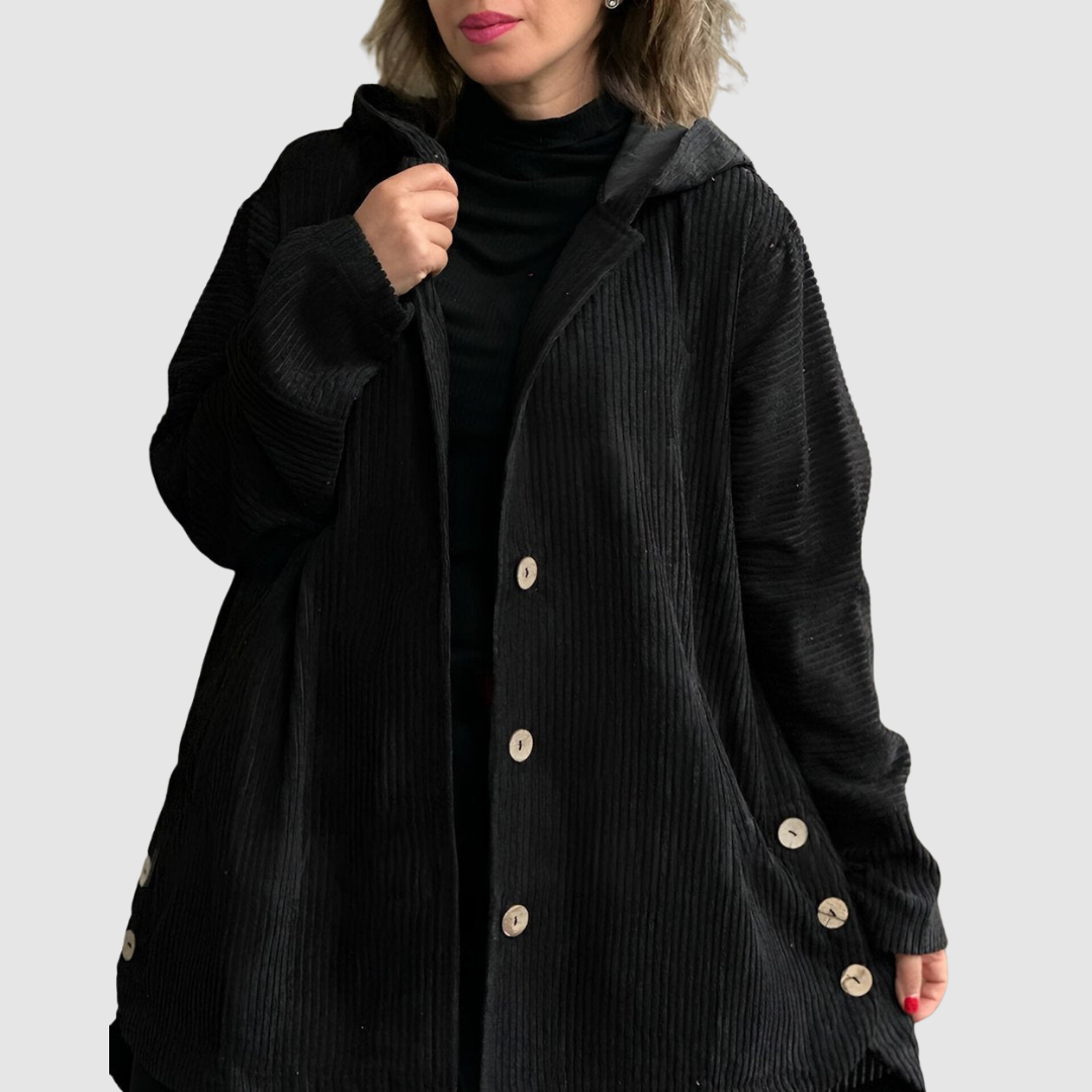 Stella – Velvet Hooded Jacket