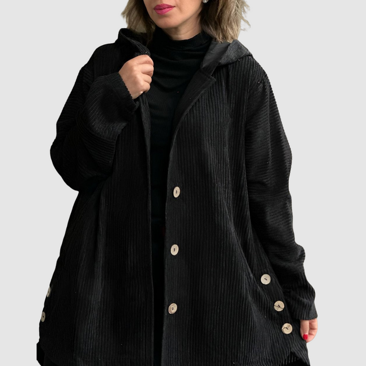 Stella – Velvet Hooded Jacket