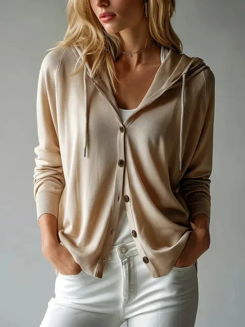 Weekend Button Hoodie