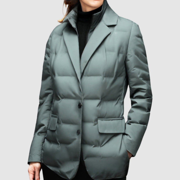 Leontýna – Urban Quilted Blazer Coat