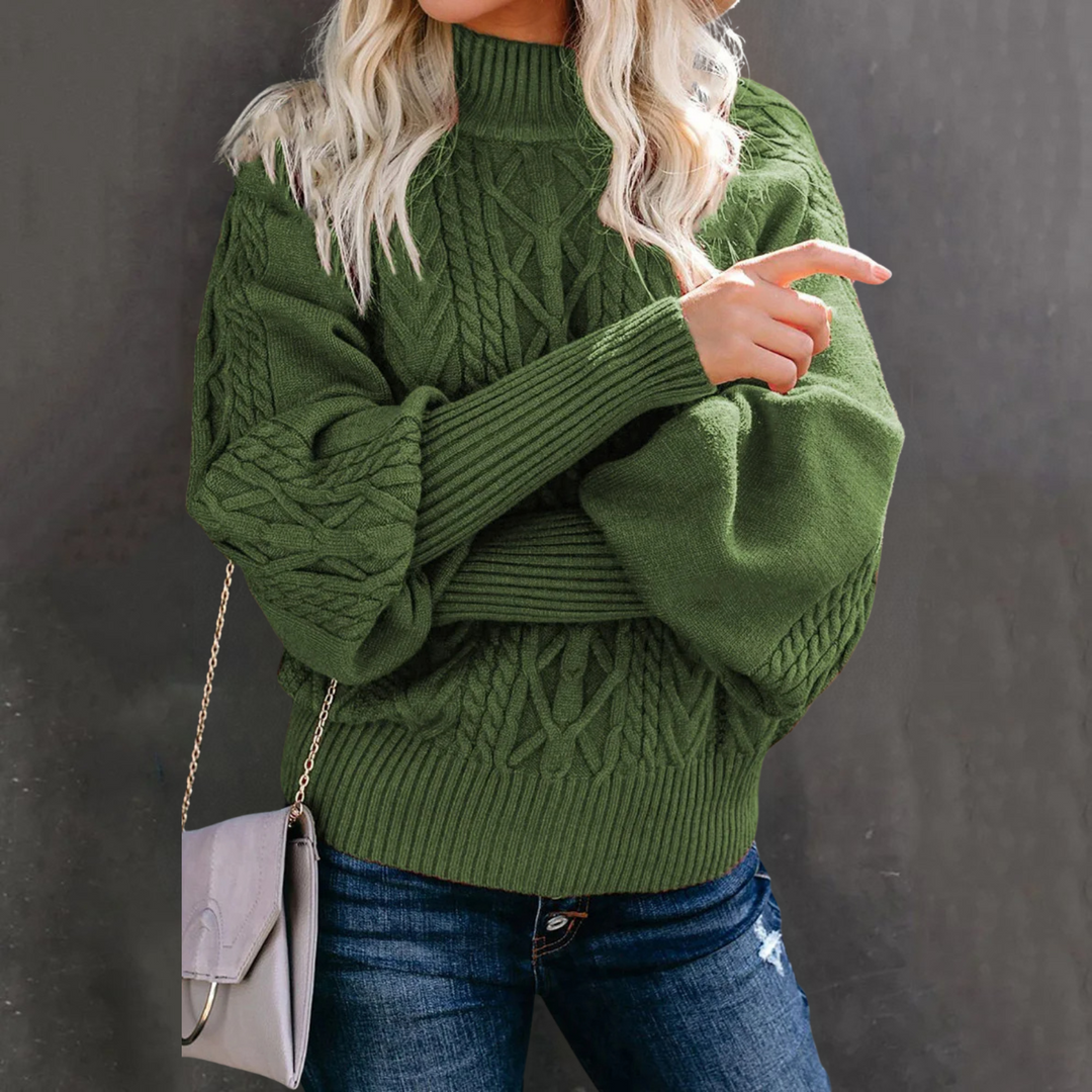 Serene Diamond Knit Pullover