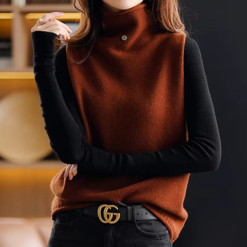 Savile Row Turtleneck Vest