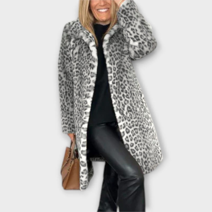 Amara – Leopard Print Coat