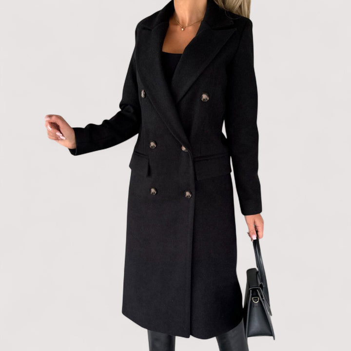Purificación™ | Classic Double-Breasted Coat