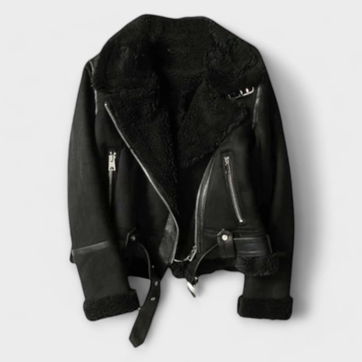 Catarina – Δερμάτινο Bomber Jacket