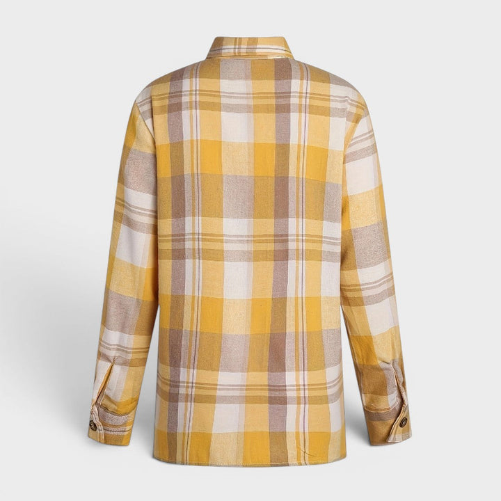 Hortensia™ | Long-Sleeve Check Shirt