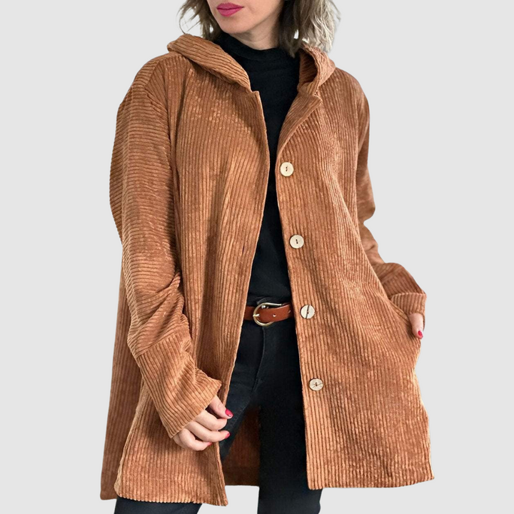 Stella – Velvet Hooded Jacket