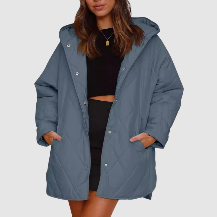 Kristýna – Oversized Hooded Winter Coat