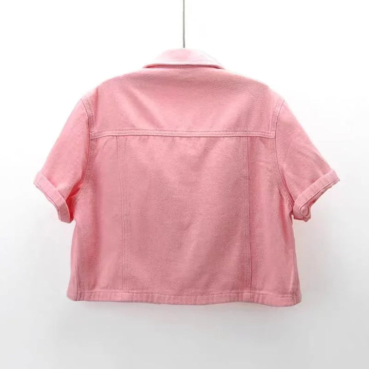 Essence Cropped Denim Jacket