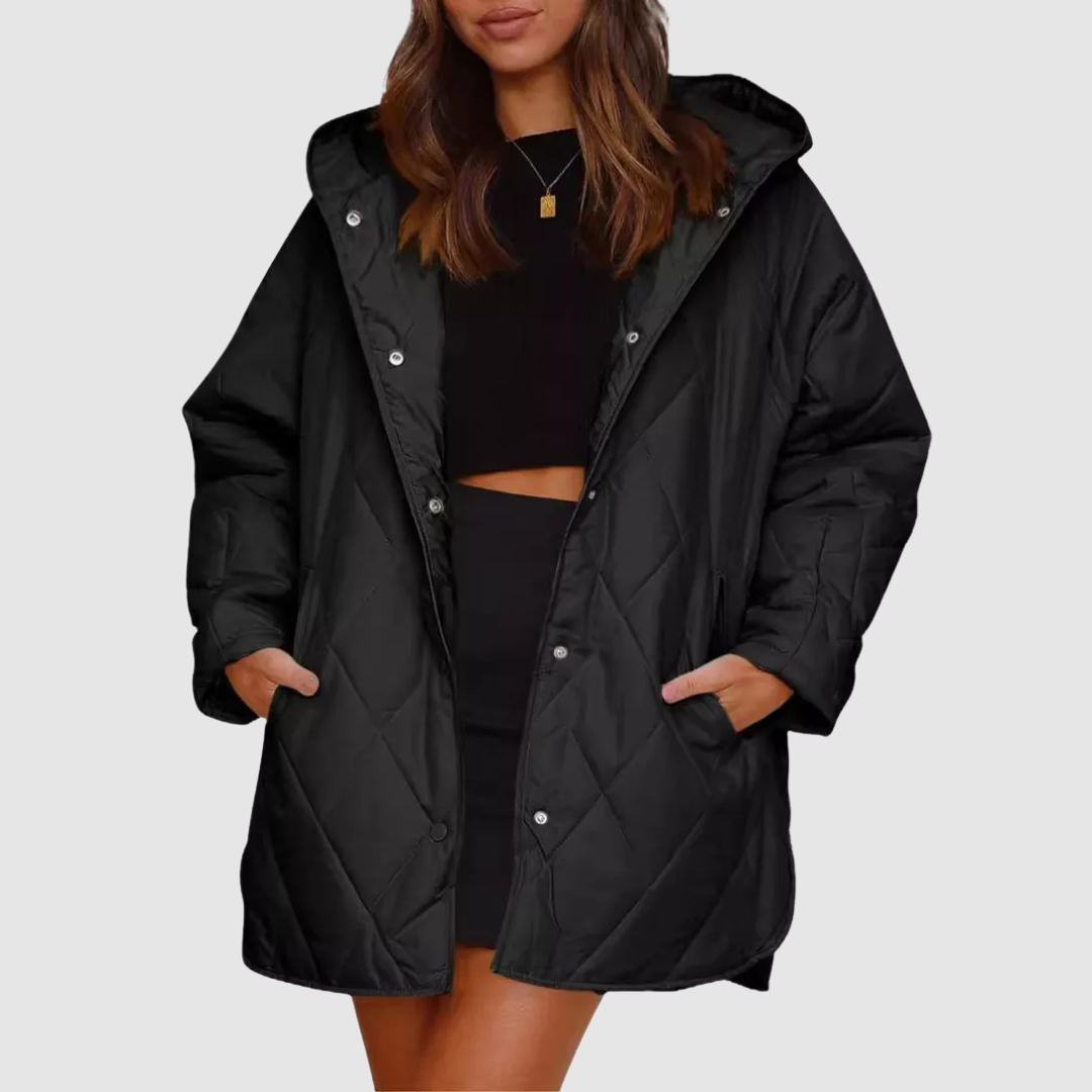 Kristýna – Oversized Hooded Winter Coat