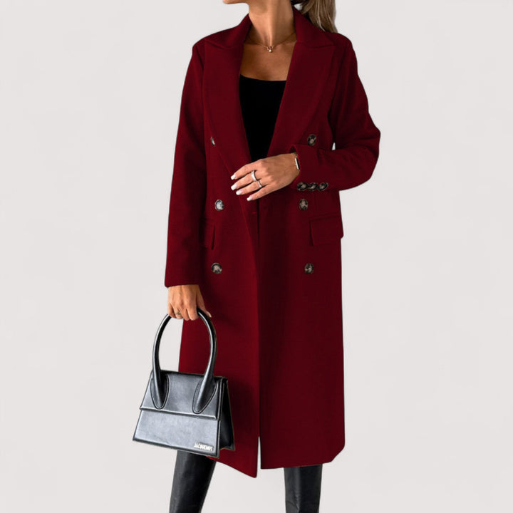 Purificación™ | Classic Double-Breasted Coat